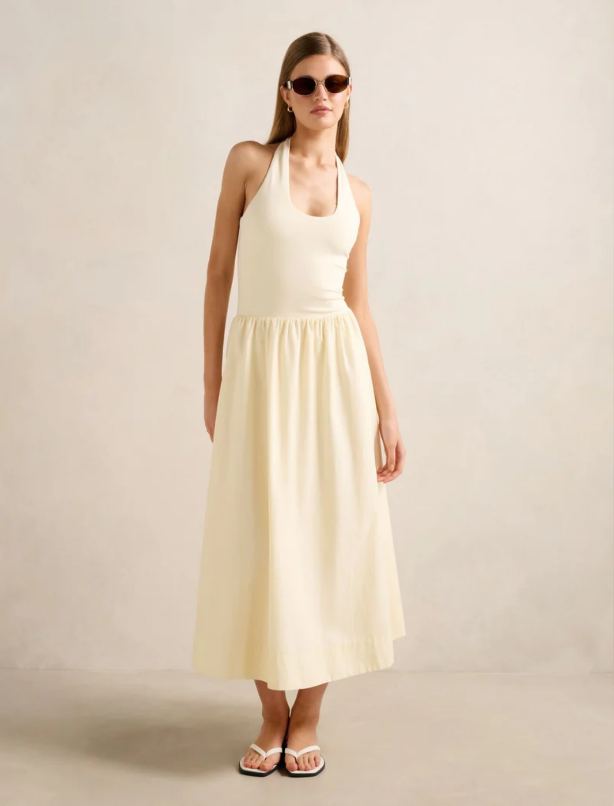 Margot Halter Midi Dress