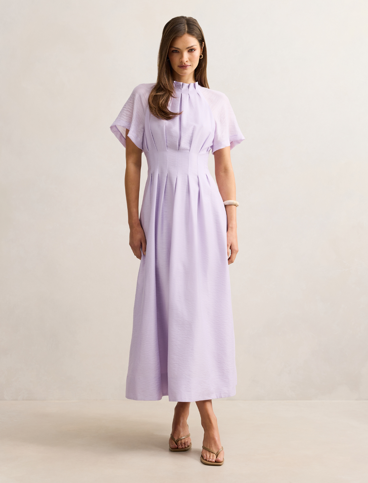 Everly Midi Dress (Purple)